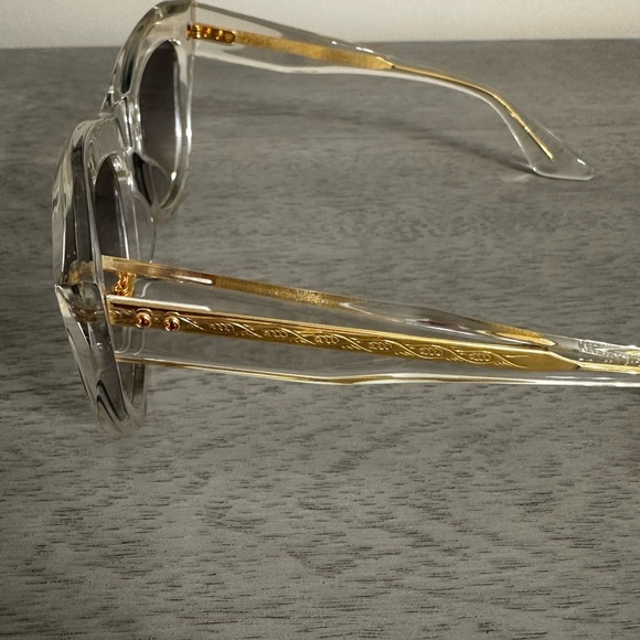 DITA Transparent and Gold Sunglasses - Picture 3 of 3